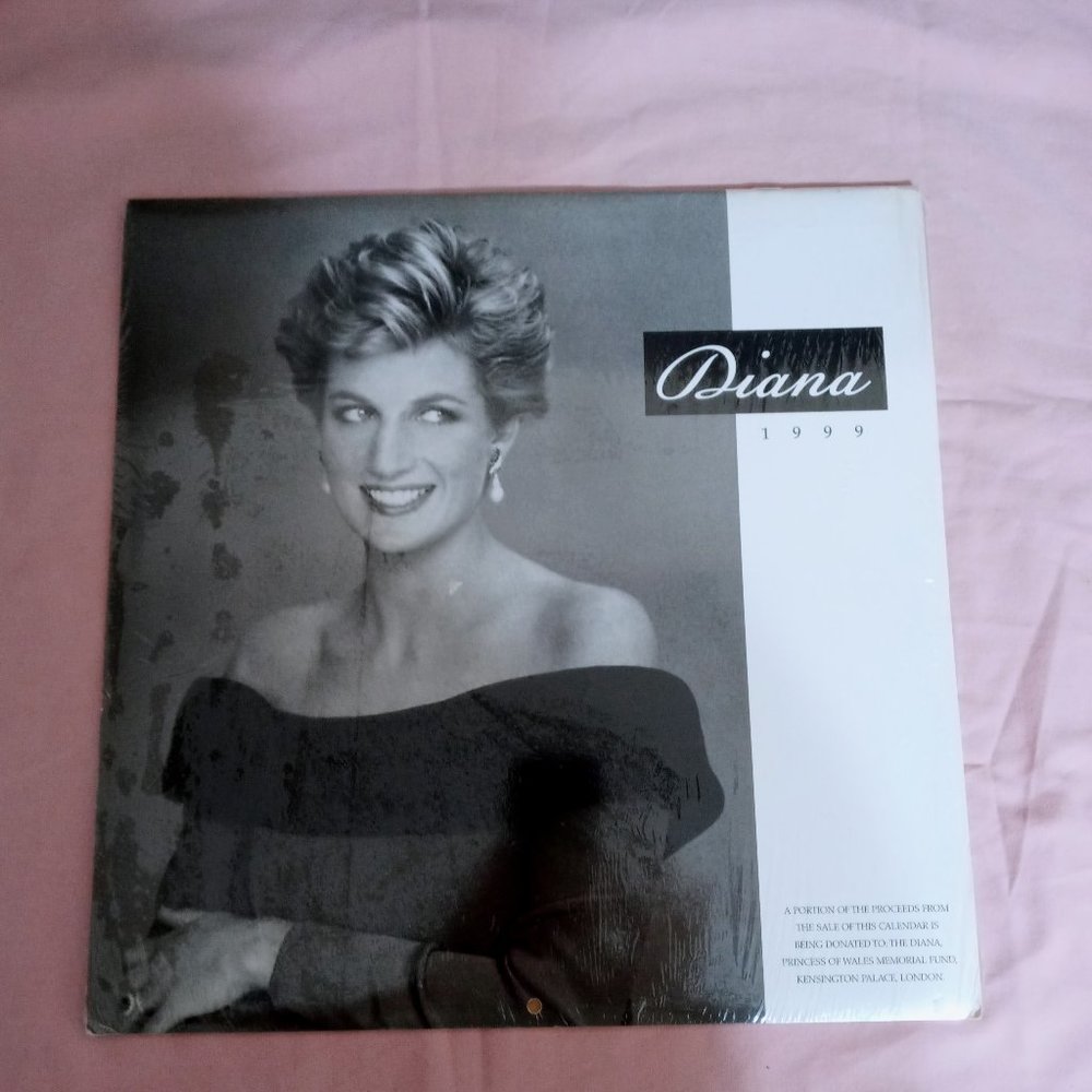 Princess Diana 1999 Calendar NEW